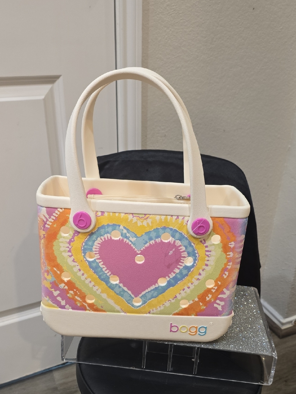 Bogg Bag Bitty Bogg Tote Bag Liquid Sunshine- Taffy - Picture 7 of 11